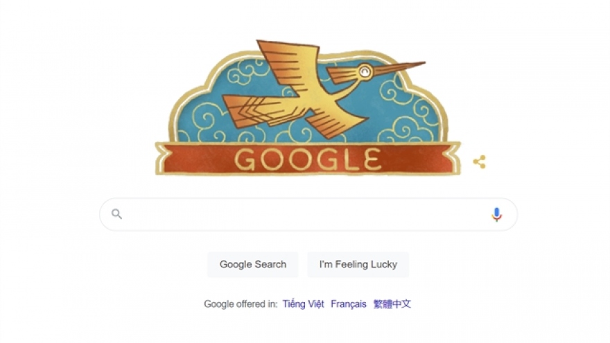 Google Doodle celebrates Vietnam's National Day with mythical bird image