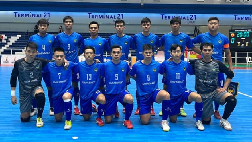 Vietnamese team progresses to semi-finals of AFF Futsal Club Championship