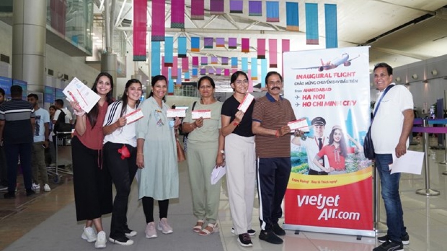 Vietjet opens direct routes from Hanoi/HCM City to Ahmedabad