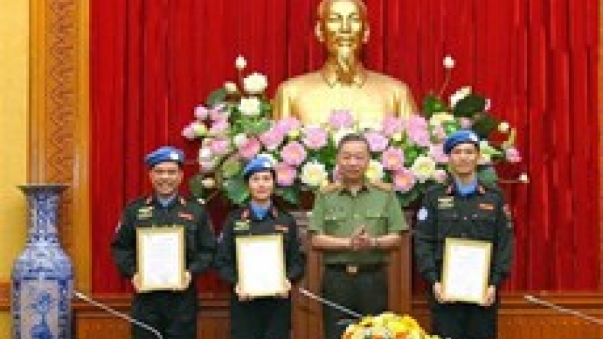Three Vietnamese police officers to join UN peacekeeping mission in South Sudan