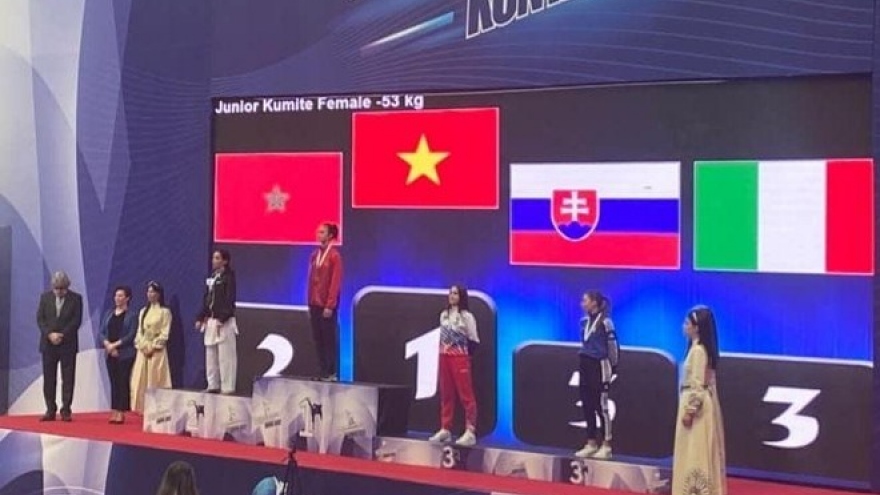 Local Karateka wins gold at junior world championship