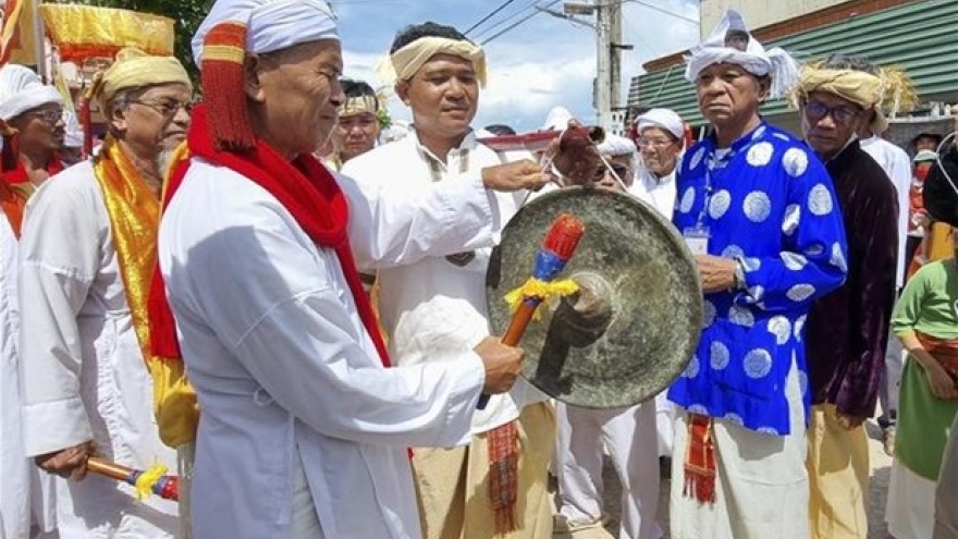 Cham Brahman people celebrates Kate festival