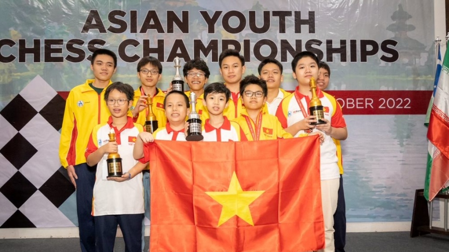 Vietnam wins big at Asian Youth Chess Championships 2022