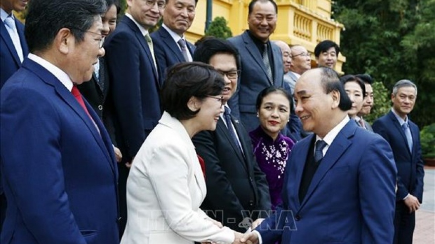 President hosts representatives from organisations of Koreans in Vietnam