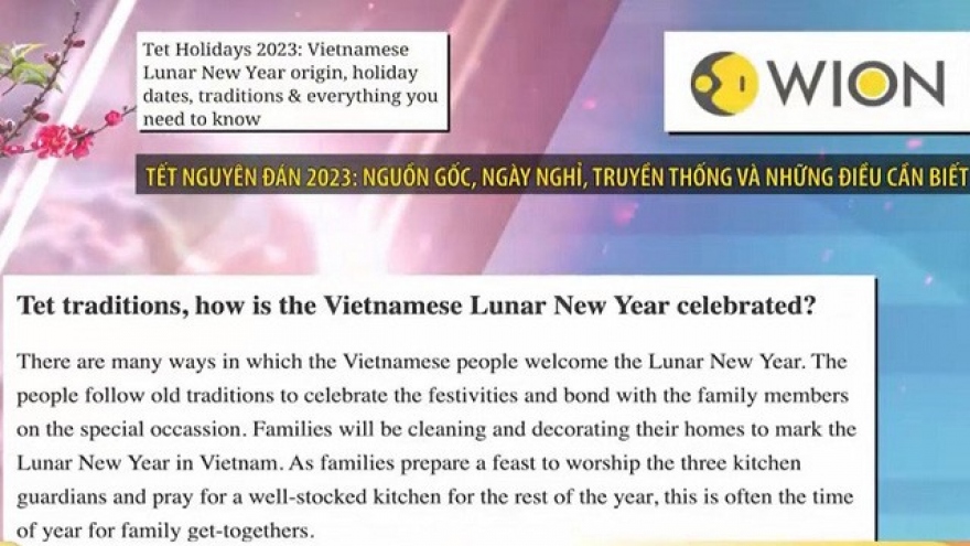 Flavors of Vietnamese Tet featured in foreign media