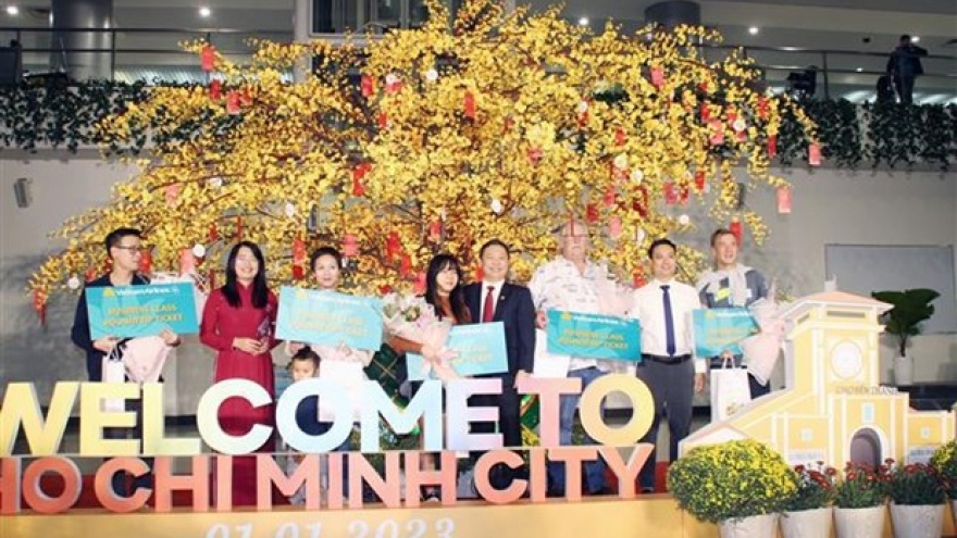 Localities welcome first New Year visitors