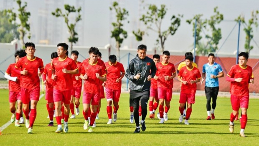 Vietnamese footballers arrive in Uzbekistan for 2023 AFC U20 Asian Cup finals