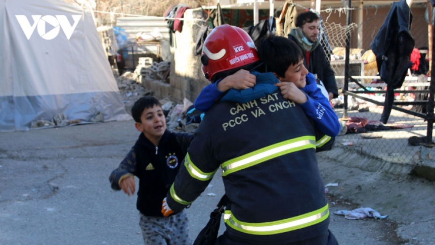 When Vietnamese police officers join rescue mission in quake hit Turkey