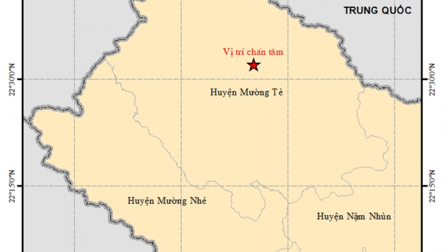 Earthquake hits Vinh Phuc and Lai Chau