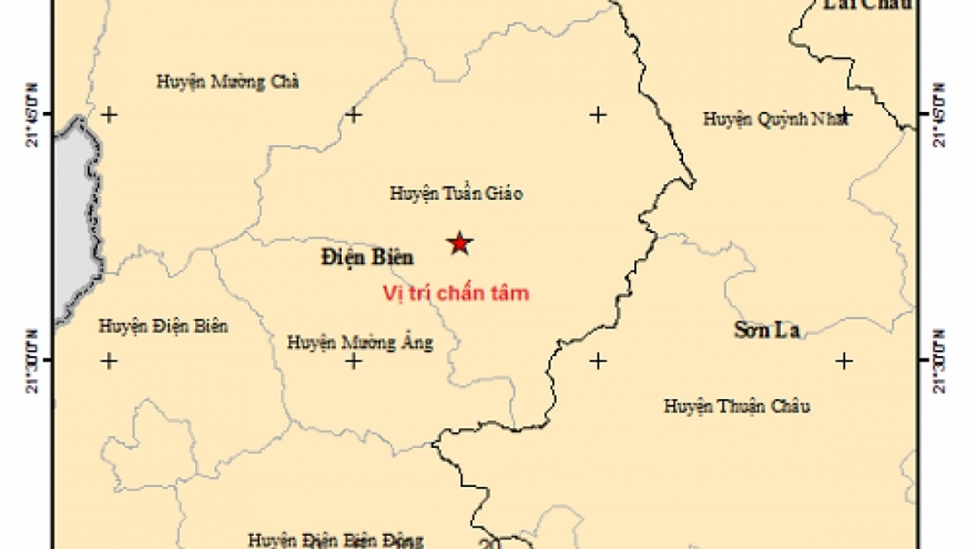 3.0 magnitude earthquake hits north-western Vietnam