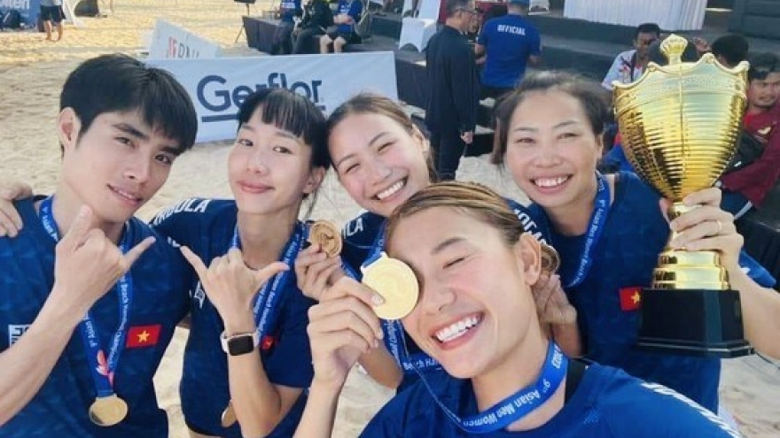 Vietnam win Asian Beach Handball Championship gold medal