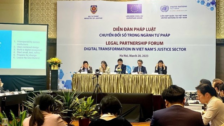 Partnership forum discusses digital transformation in justice sector