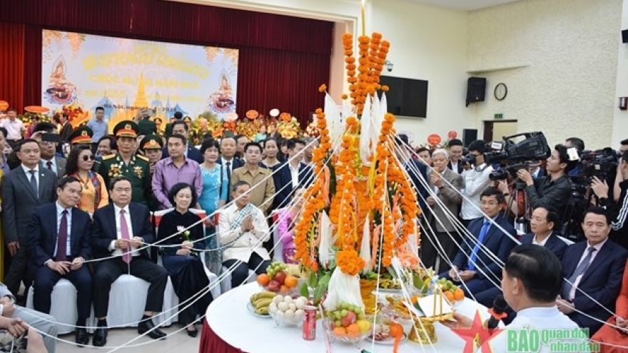Lao Embassy in Vietnam celebrates traditional New Year