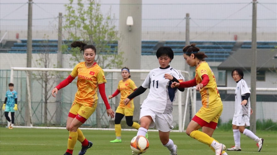 Vietnamese women’s team enjoy 4-0 win over Japanese side