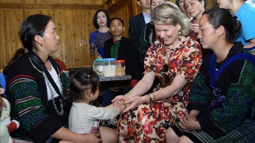 Belgian Queen impressed by Vietnam’s progress in child protection