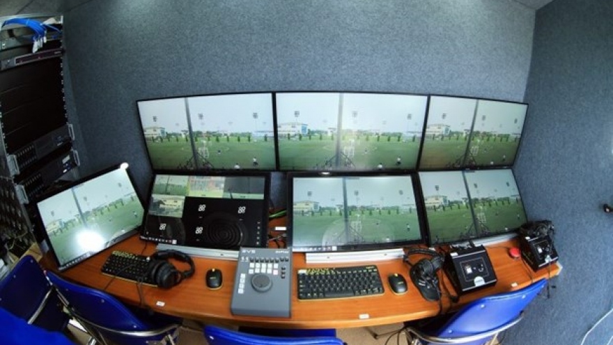 Local referees practise VAR technology in unofficial match