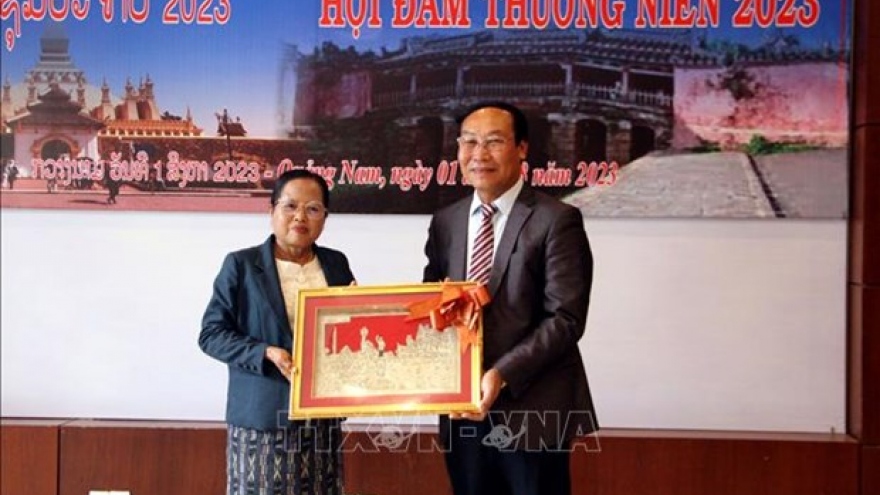 Vietnamese, Lao provinces tighten friendship, cooperation
