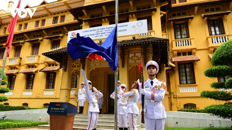 Hanoi flag-hoisting ceremony marks ASEAN’s 56th founding anniversary