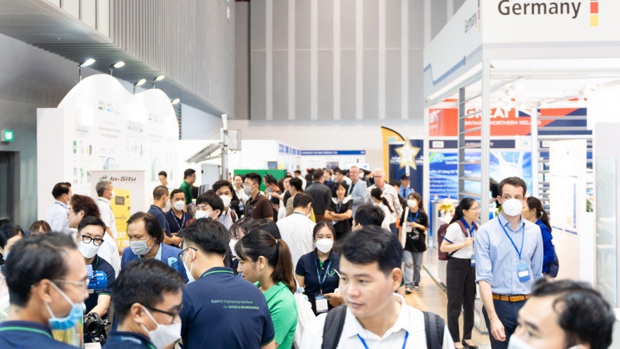 Over 450 international exhibitors showcase products at Vietwater 2023