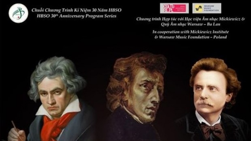 HCM City night concert to honour world’s most famous composers