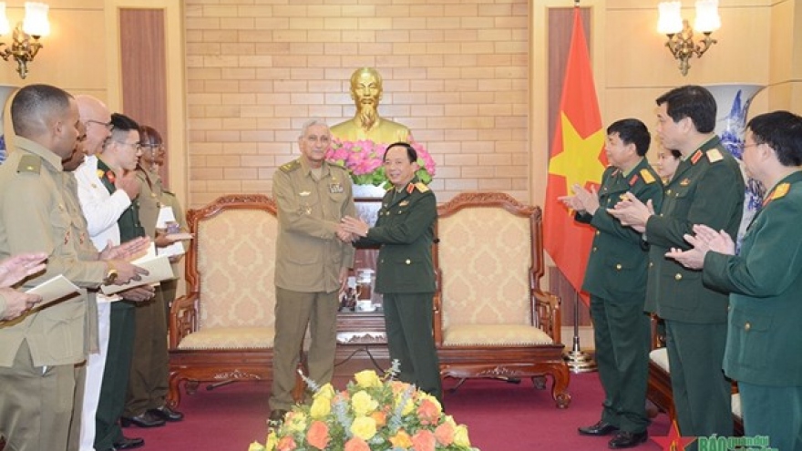 Vietnam, Cuba consolidate defence ties