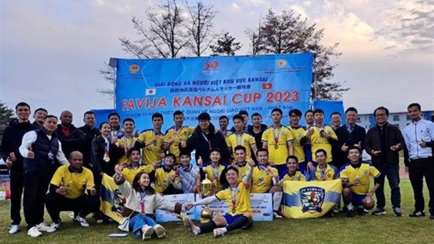 Football tournament held for Vietnamese community in Japan