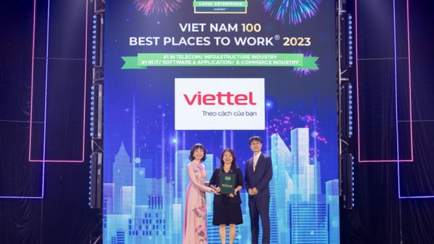 Viettel named as best place to work in Vietnam
