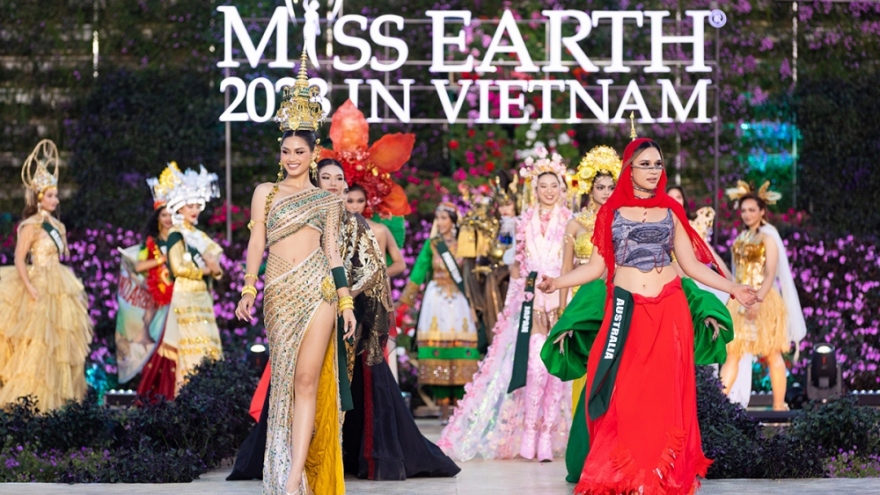 Miss Earth 2023 contestants show off charming beauty in National Costume