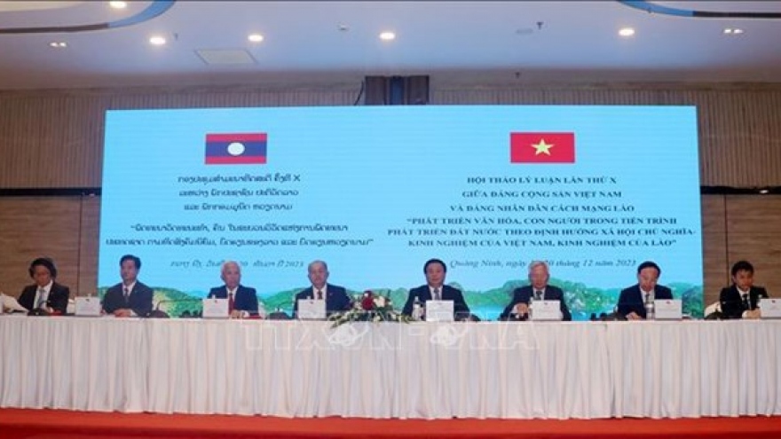 Vietnamese, Lao Parties hold 10th theoretical workshop