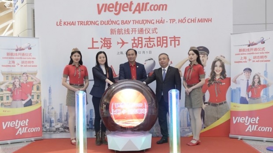 Vietjet inaugurates Ho Chi Minh City-Shanghai route