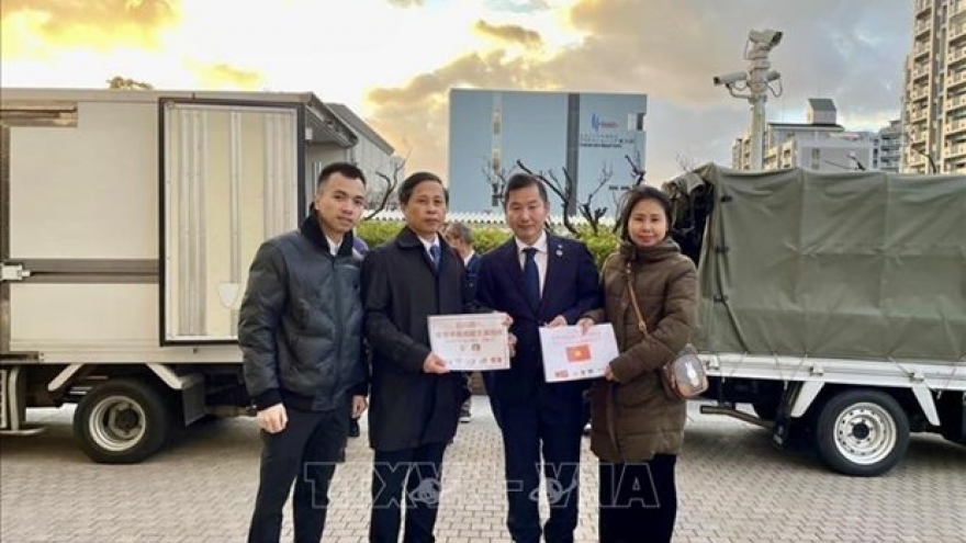 Vietnamese community in Japan sends more relief to quake-affected people