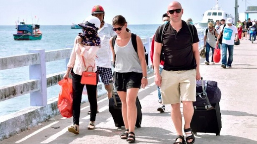 Phu Quoc island sees spike in foreign tourist arrivals