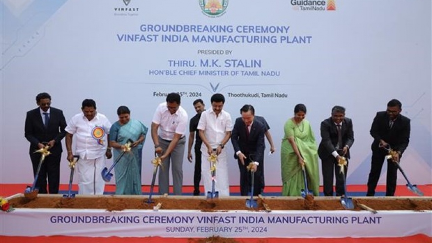 VinFast breaks ground its first integrated EV facility in India