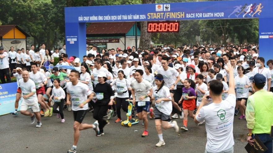 Nearly 1,500 people run in response to 2024 Earth Hour campaign