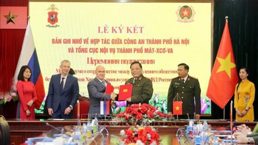 Hanoi, Moscow cooperate in transnational, high-tech crime prevention, control