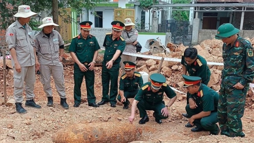 340-kg bomb deactivated in Quang Binh province