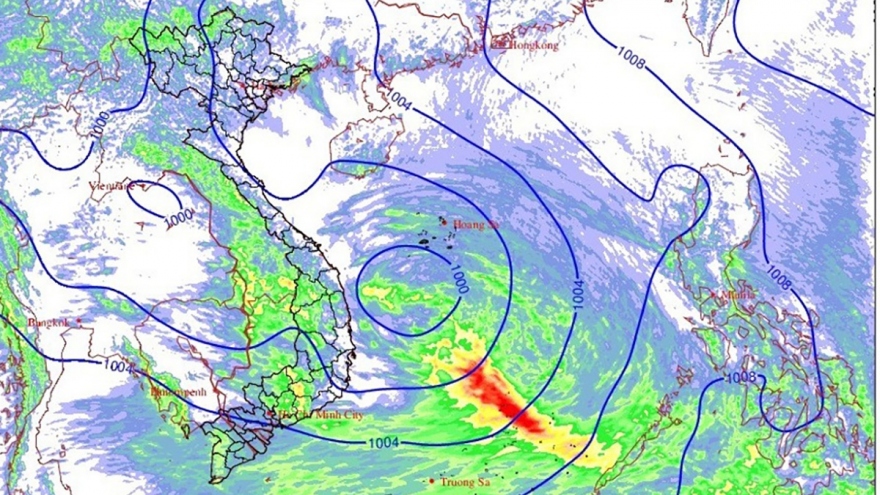 Tropical depression to cause heavy rain in northern and central regions