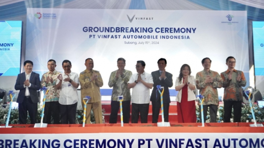 VinFast kick-starts construction of Indonesia assembly plant
