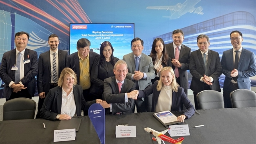 Vietjet, Lufthansa Technik enter an exclusive total component support agreement