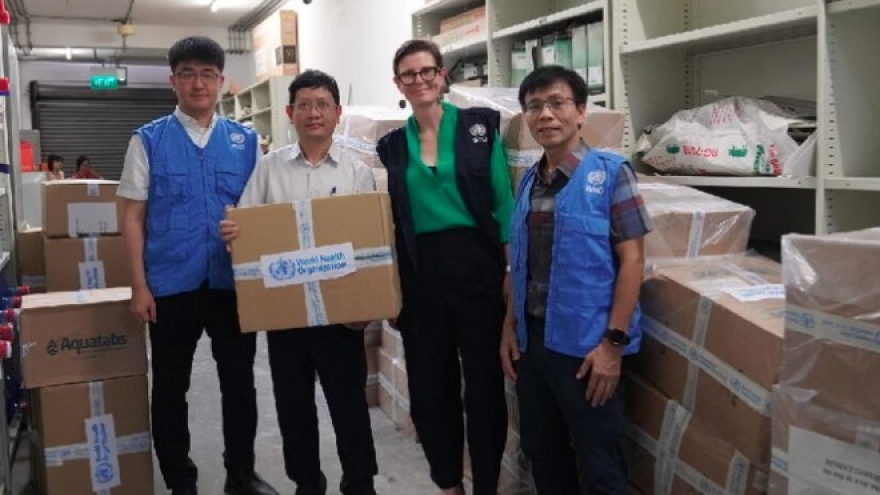 WHO provides one million water purification tablets to flood victims in Vietnam