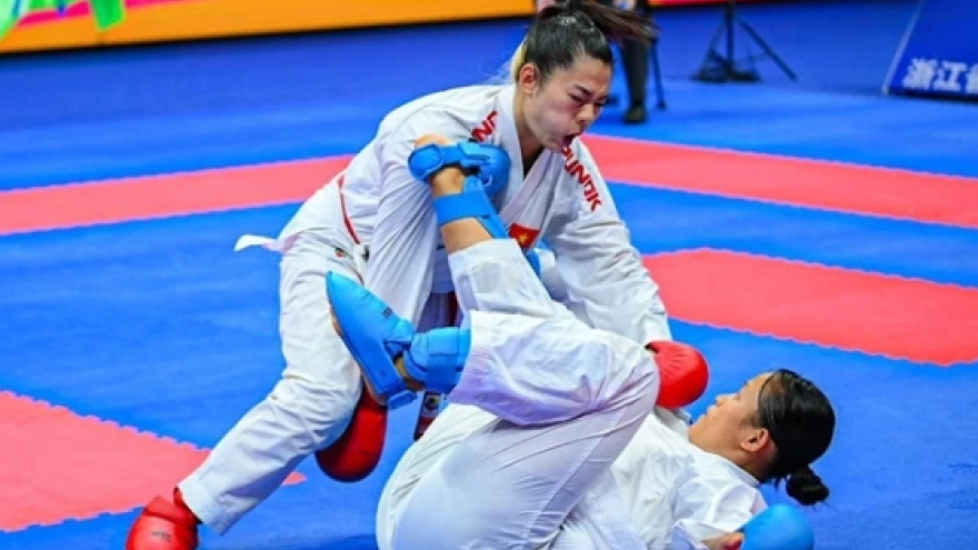 Vietnam win golds, placed second in Asian karate championships