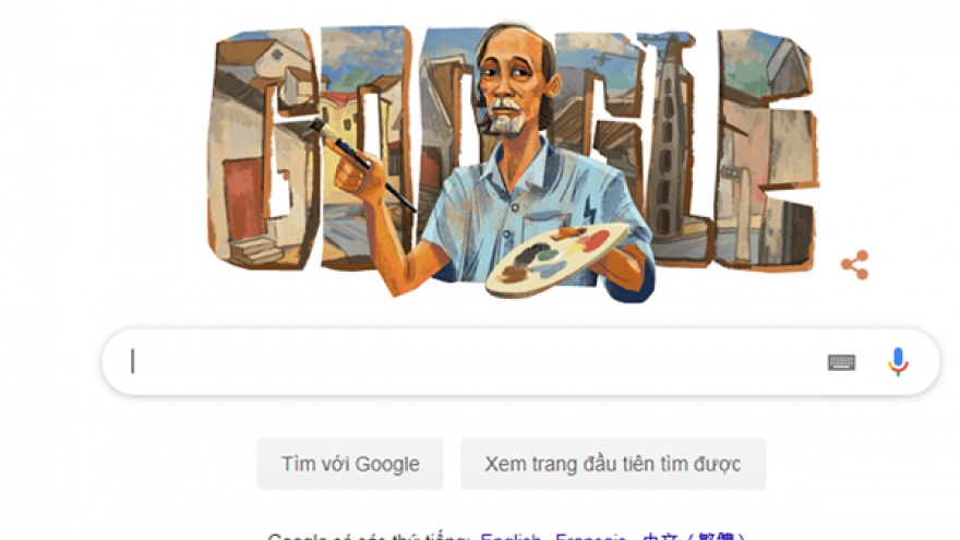 Google Doodles honor late Vietnamese iconic artist Bui Xuan Phai