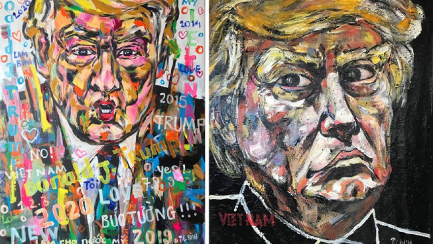 Italian exhibition to display Trump portraits by Vietnamese artist  