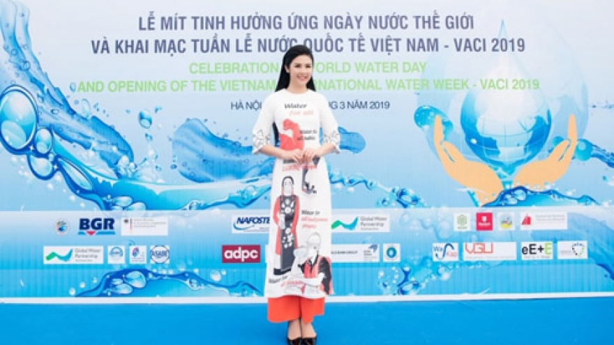Ngoc Han serves as ambassador for World Water Day 2019