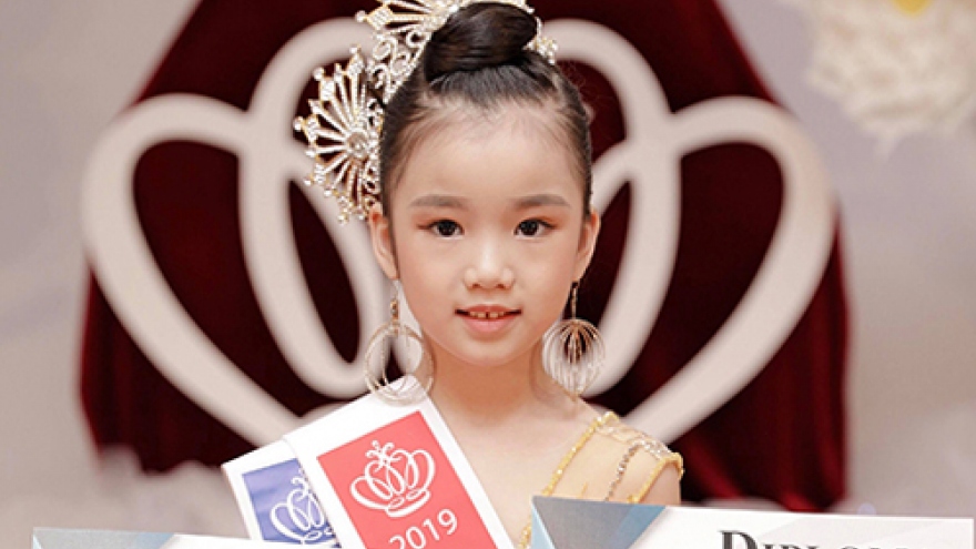 Bao Anh wins Little Miss Universe crown