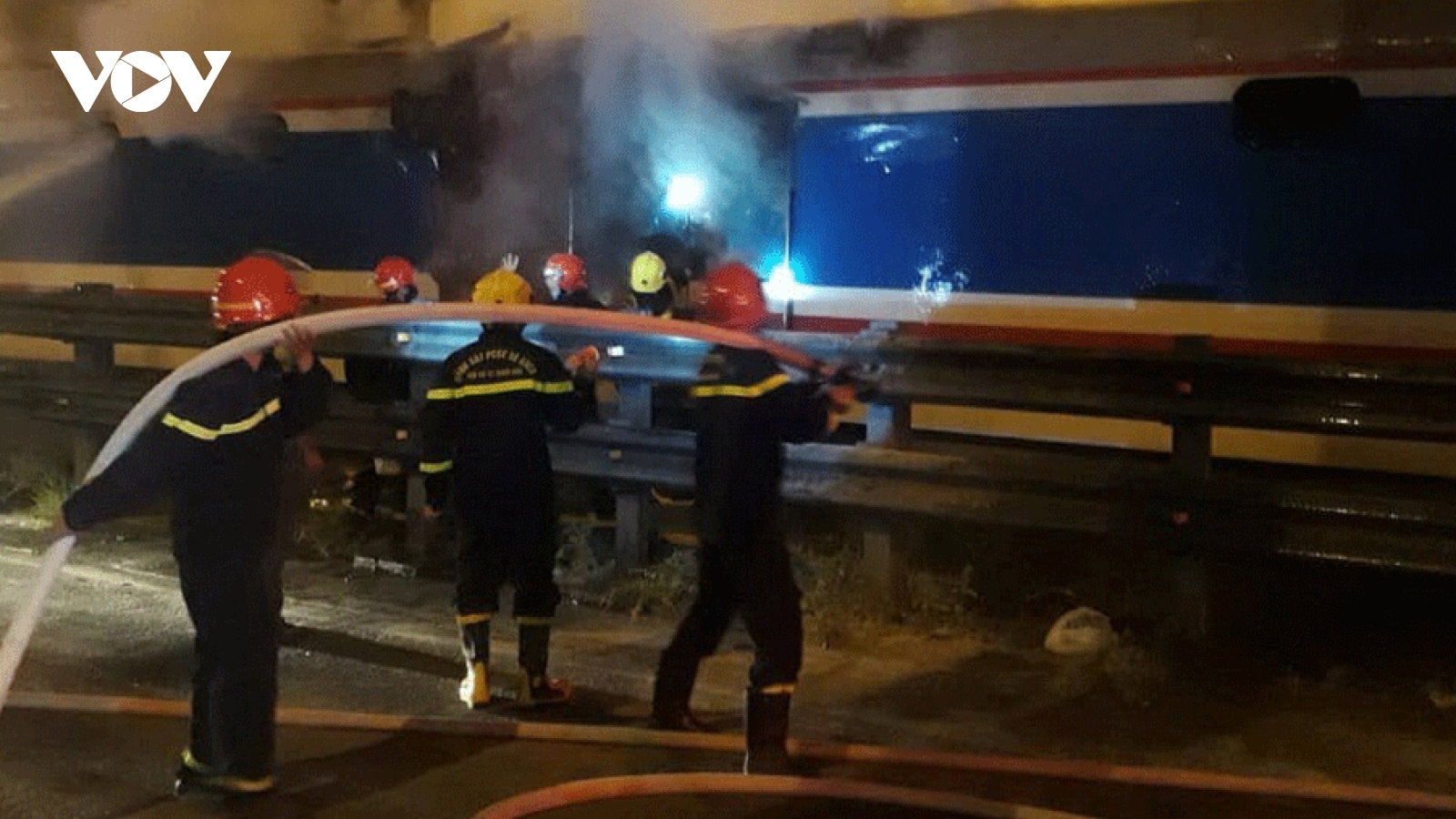 Sudden fire breaks out on north-south train