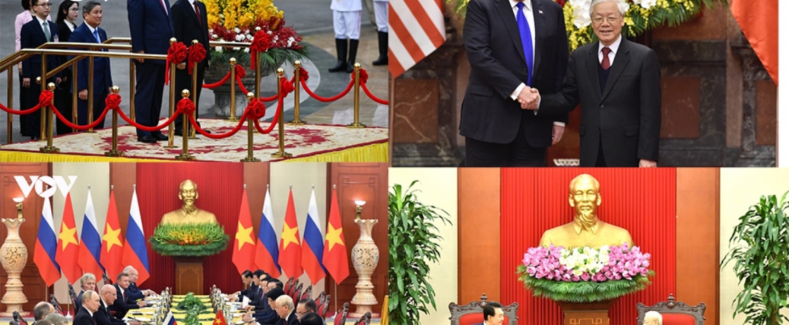 A look back at Party leader Nguyen Phu Trong in meetings with world leaders