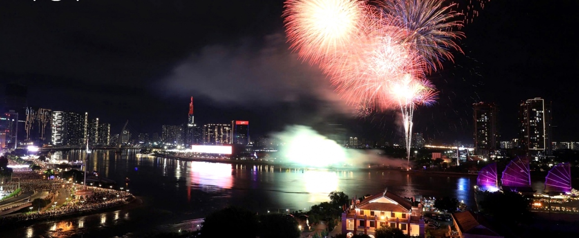 National Day fireworks display lights up Ho Chi Minh City night sky