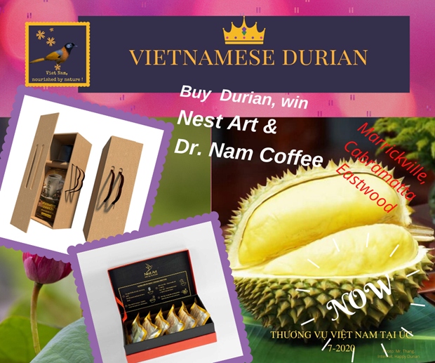 Australian consumers taste Vietnamese durian