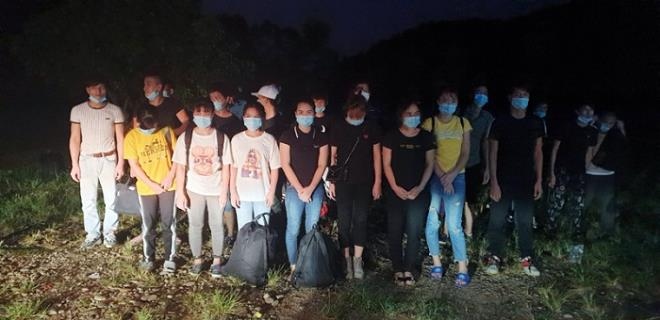 45 people arrested in Quang Ninh after illegally entering the country